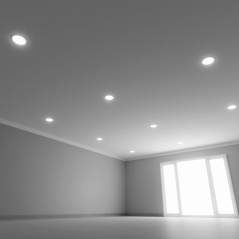 Spanndecke weiß matt Wohnzimmer - Karlsruhe