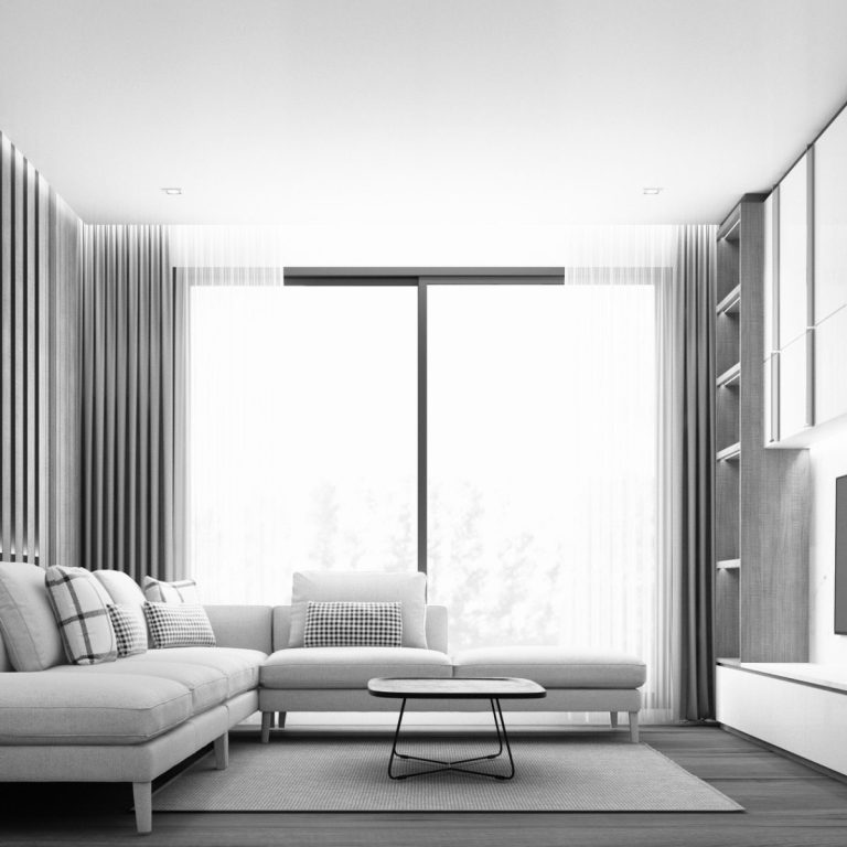 Spanndecke weiß matt Wohnzimmer - Stuttgart